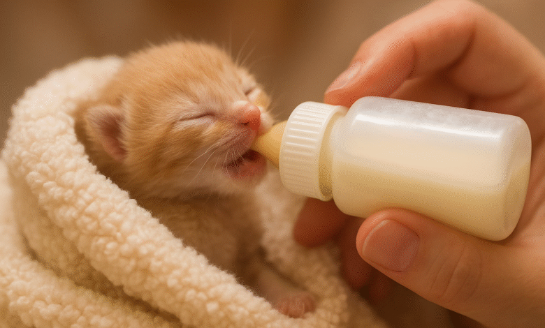 What Food Can You Give a Newborn Cat